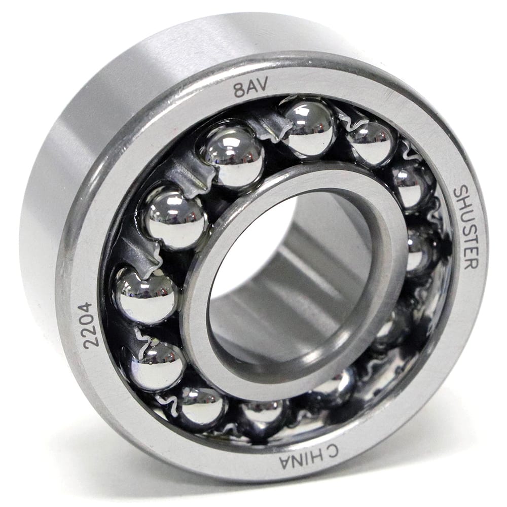 Self-Aligning Ball Bearing: 12 mm Bore Dia, 32 mm OD, 10 mm OAW MPN:07486444