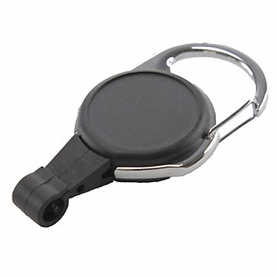 Badge Reel Retractable Blk PK12 MPN:BAU 68434