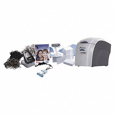 ID Card Printer Gray/White For PC or MAC MPN:SRX 3649-0001K1