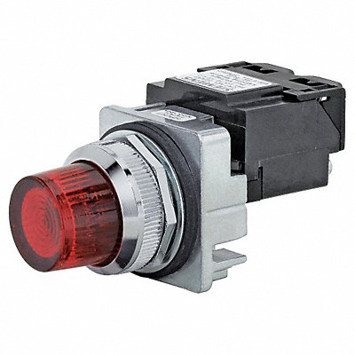 Pilot Light LED Full Voltage Red 30mm MPN:52PL5D2XB