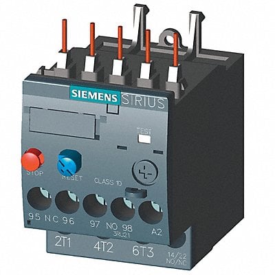 Overload Relay 0.11 to 0.16A 3P Class 10 MPN:3RU21160AB0