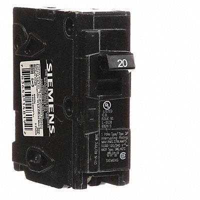 Circuit Breaker 20A Plug In 120V 1P MPN:Q120