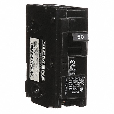 Circuit Breaker 50A Plug In 120V 1P MPN:Q150