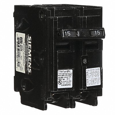 Circuit Breaker 15A Plug In 120/240V 2P MPN:Q215