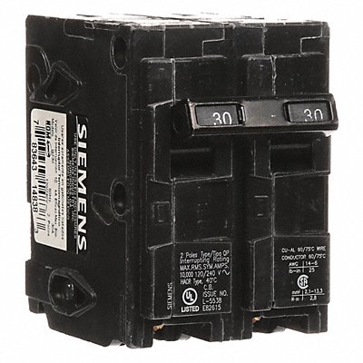 Circuit Breaker 30A Plug In 120/240V 2P MPN:Q230