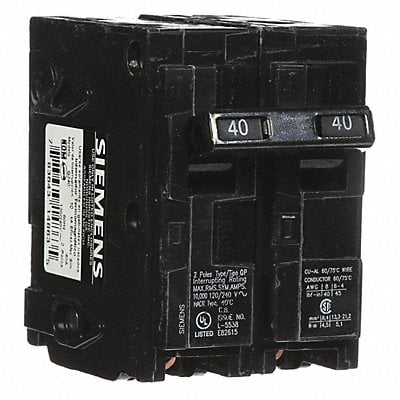 Circuit Breaker 40A Plug In 120/240V 2P MPN:Q240