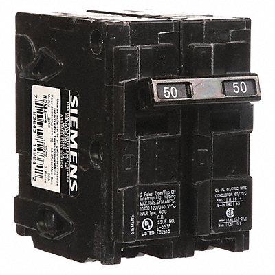 Circuit Breaker 50A Plug In 120/240V 2P MPN:Q250