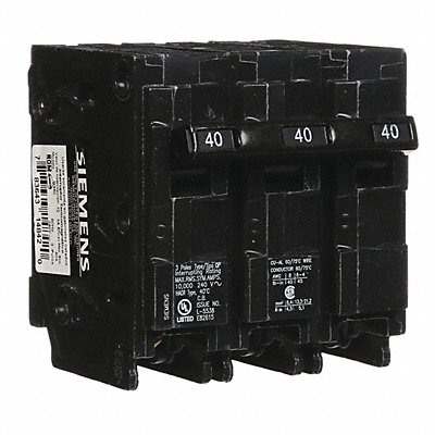 Circuit Breaker 40A Plug In 240V 3P MPN:Q340