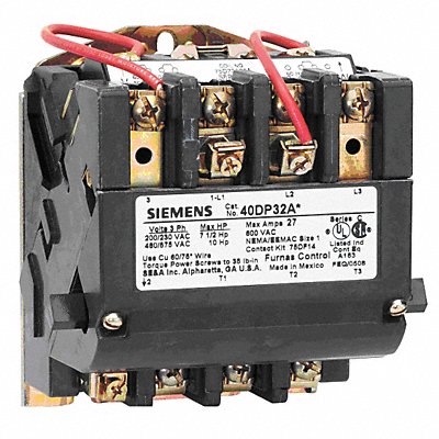 NEMA Magnetic Contactor 9A 240VAC NEMA00 MPN:40BP32AA