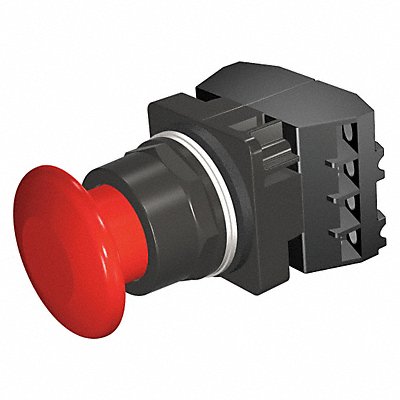 Non-Illuminated Push Button Plastic Red MPN:52BM9W2F