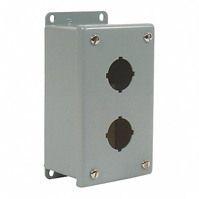 Pushbutton Enclosure 1 Column 2 Holes MPN:P30EMS02P