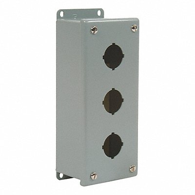 Pushbutton Enclosure 1 Column 3 Holes MPN:P30EMS03P