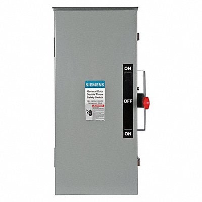 Safety Switch 240VAC 2PST 100 Amps AC MPN:DTGNF223R