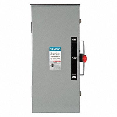 Safety Switch 240VAC 3PST 100 Amps AC MPN:DTGNF323R