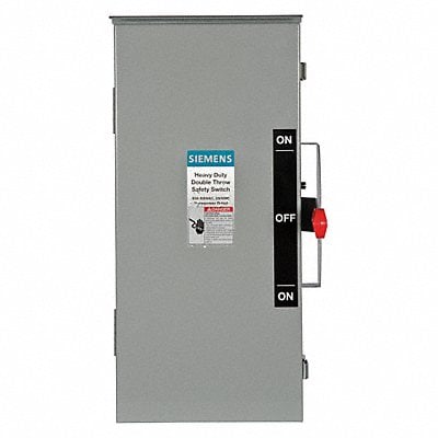 Safety Switch 600VAC 3PDT 60 Amps AC MPN:DTNF362R