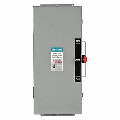 Safety Switch 600VAC 3PST 100 Amps AC MPN:DTNF363J