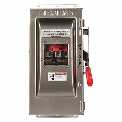 Safety Switch 600VAC 3PST 30 Amps AC MPN:HF361SW