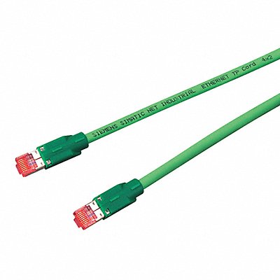 Patch Cord Cat 6A Bootless Green 6.6 ft. MPN:6XV1 870-3QH20