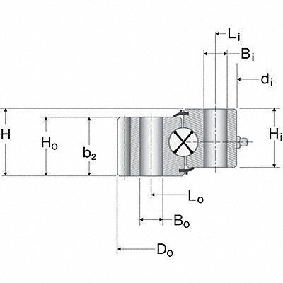 Slewing Ring Brg 8.268 in Bore External MPN:STE-210