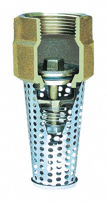 Foot Valve 1-1/2 Size NPT 2-5/16 L MPN:456SB