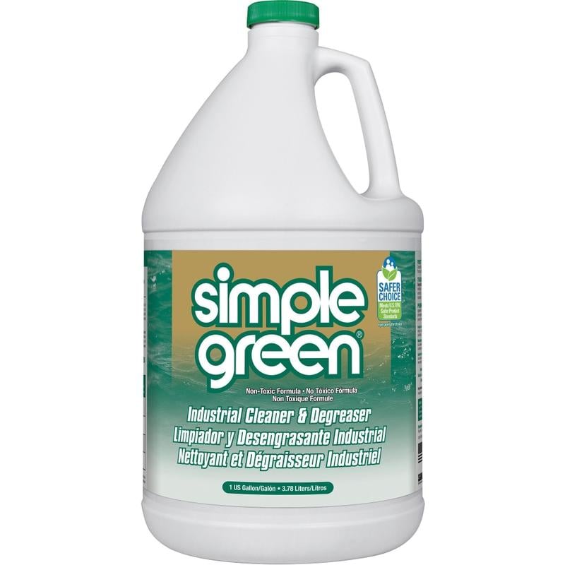 Simple Green Industrial Cleaner/Degreaser - Concentrate - 128 fl oz (4 quart) - Original Scent - 168 / Pallet - White MPN:13005PL