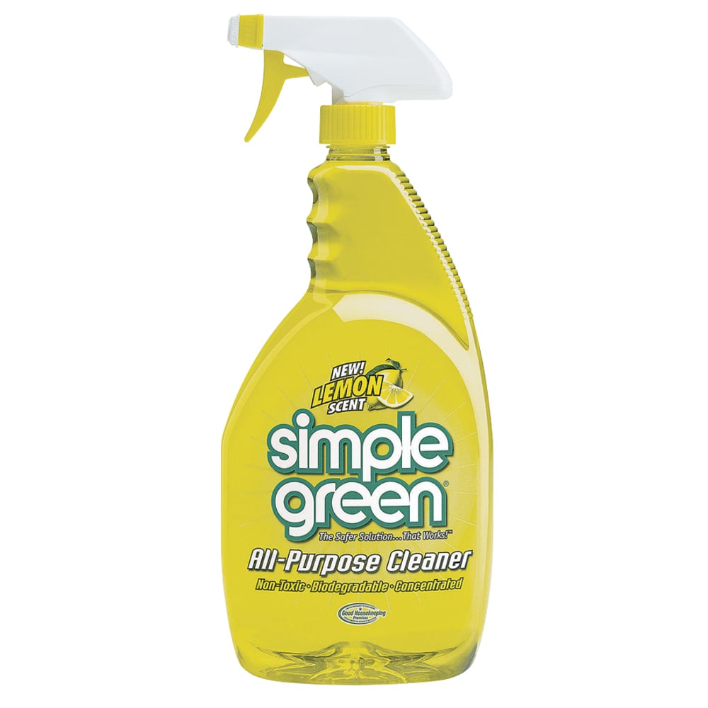 Simple Green All-Purpose Cleaner, Lemon Scent, 24 Oz Bottle (Min Order Qty 8) MPN:14002