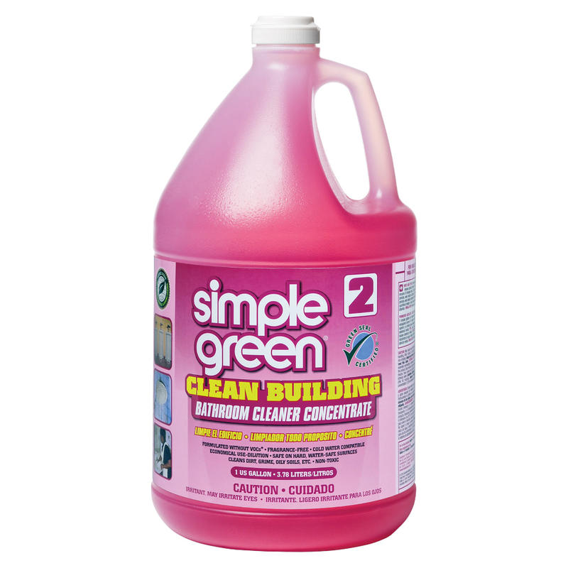 Simple Green Clean Building Bathroom Cleaner Concentrate, 128 Oz Bottle (Min Order Qty 5) MPN:11101