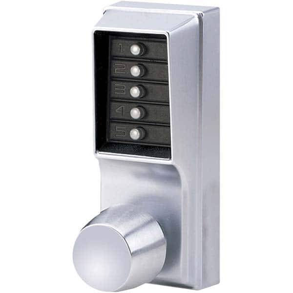 Lever Locksets, Type: Push-button Lock, Door Thickness: 1-3/4, Back Set: 2-3/4, For Use With: Commercial Doors, Finish/Coating: Satin Chrome, Material: Steel MPN:1012-26D-41