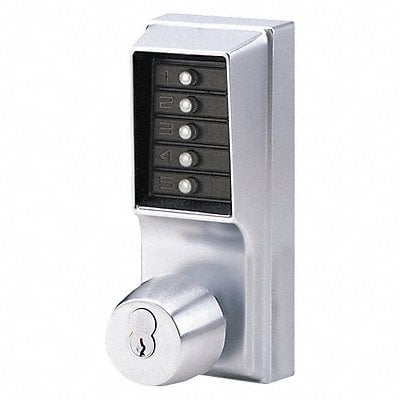 Push Button Lock Entry Satin Chrome MPN:101226D41