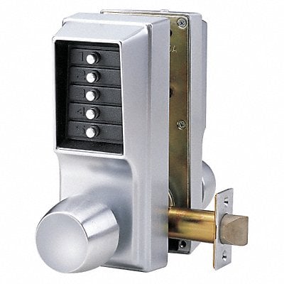 Push Button Lock Entry and Egress Chrome MPN:EE11/1126D41