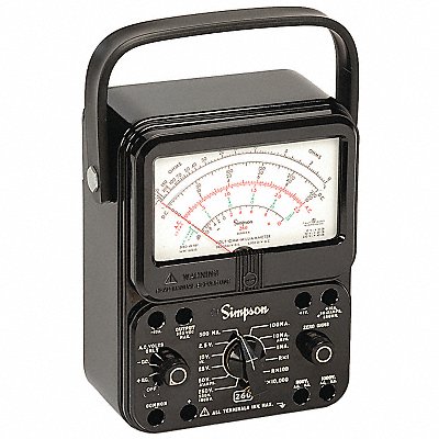 Analog Multimeter 1000V 10A 20M Ohms MPN:260-8