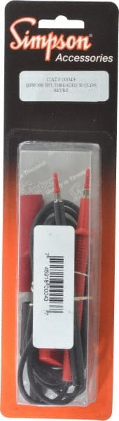 Probe Set: Use with Analog Multimeter MPN:00043