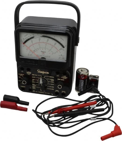 Analog & Milliammeter Multimeter: 1,000 VAC/VDC MPN:12388