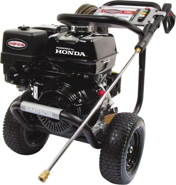 Pressure Washer: 4,200 psi, 4 GPM, Gas, Cold & Hot Water MPN:60456