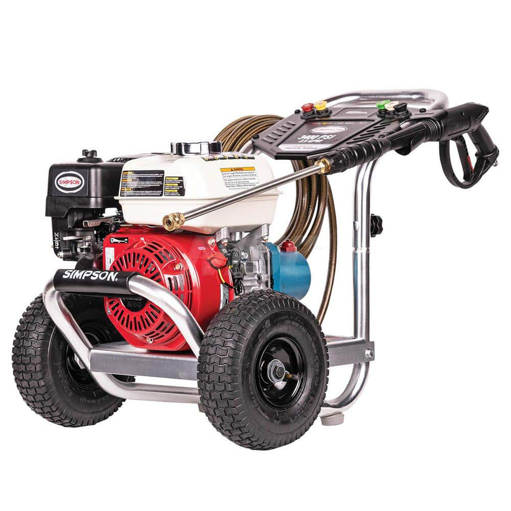 Pressure Washer: 3,400 psi, 3 GPM, Gas, Cold Water MPN:60735