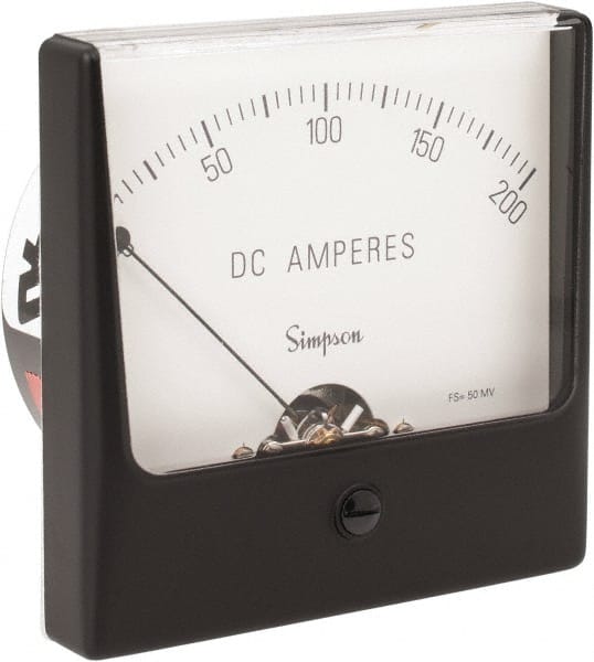 Analog, DC Ammeter, Panel Meter MPN:02760