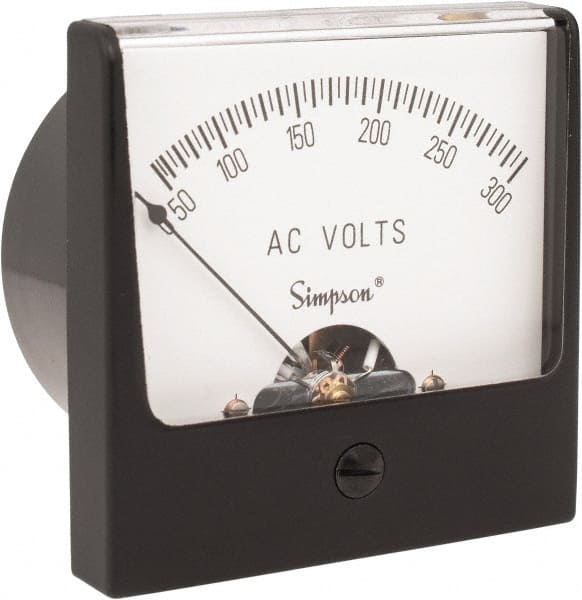 Analog, AC Voltmeter, Panel Meter MPN:09710