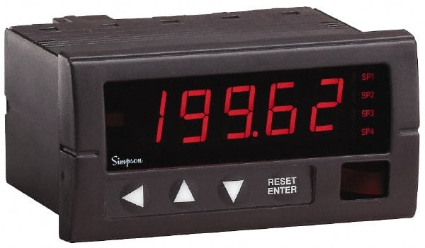 Panel Meters, Panel Meter Type: Panel Meter , Power Measurement Type: DC Millivolt , Panel Meter Display Type: Digital LED , Maximum Input Voltage: 120 VAC  MPN:H335-1-11-0-2-0