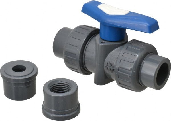 True Union Manual Ball Valve: 1/2