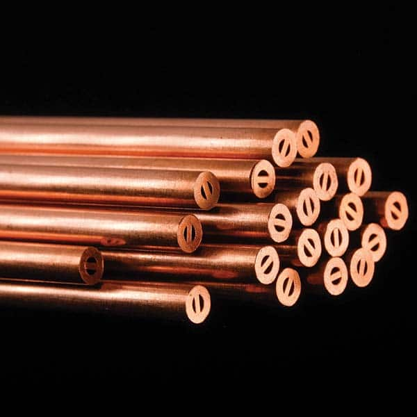 Electrical Discharge Machining Tubes, Tube Material: Copper , Overall Diameter: 1.5 , Overall Length: 1.5 , For Use With: Electrical Discharge Machining  MPN:CU-1.5X400MC