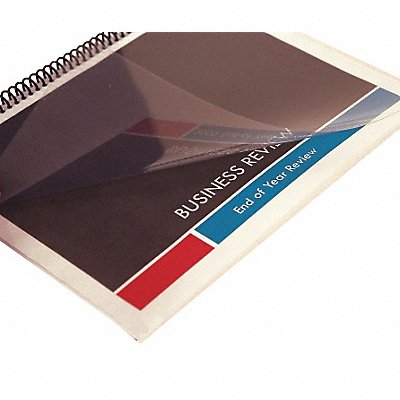 Binding Covers Plastic Clear PK100 MPN:378323