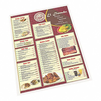 Heat Laminating Pouches 12x18in PK100 MPN:MENU-07