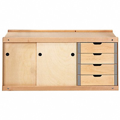 Storage Cabinet Beige 38-25/32 in W MPN:SJO-33374