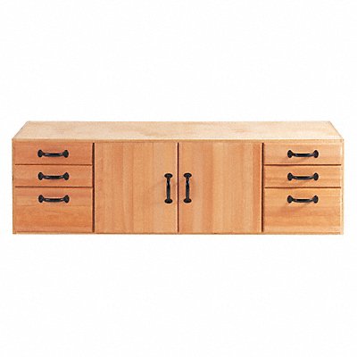 Storage Cabinet Beige 16 in Hx54 in W MPN:SJO-33464