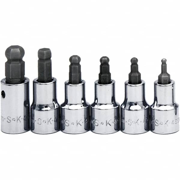 Hex Bit Socket Set: 3/8