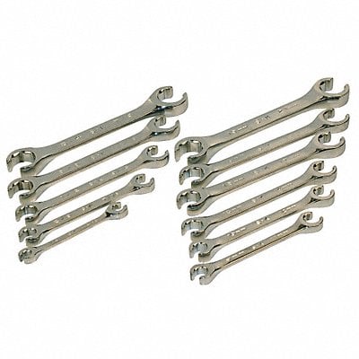 Flare Nut Wrench Set 11 Pieces 6 Pts MPN:371