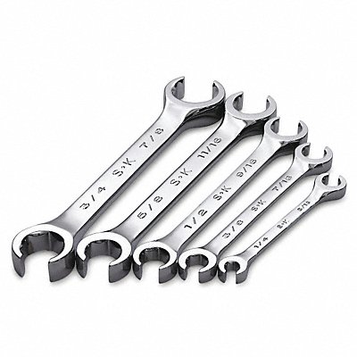 Flare Nut Wrench Set 5 Pieces 6 Pts MPN:381