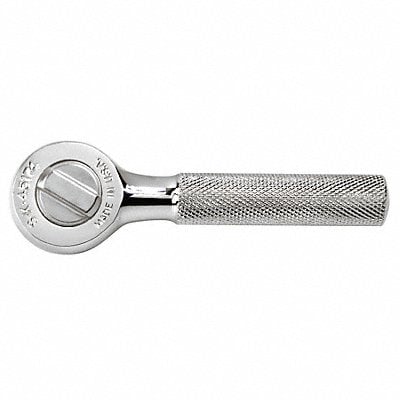 Hand Ratchet 4 3/4 in Chrome 3/8 in MPN:45174