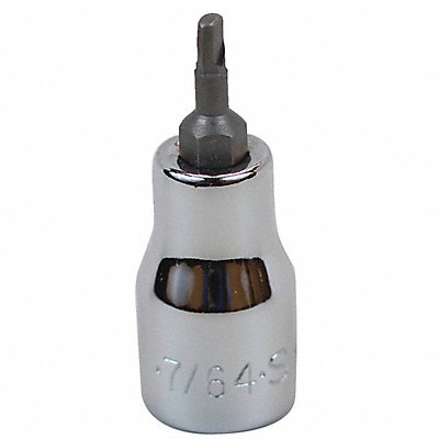 Socket Bit Steel 3/8 in TpSz 7/64 in MPN:41204