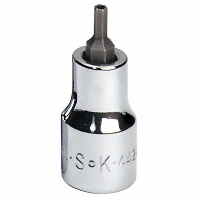 Socket Bit Steel 3/8 in TpSz 9/64 in MPN:44209